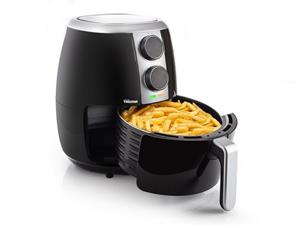 Tristar Heißluftfritteuse, 1500 W, Kleine Heißluftfritteuse Umluft Fritöse Crispy Fryer, Pommes fettarm frittieren ohne Öl, 3,5Ltr.