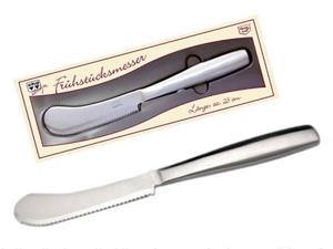 CHG Brotmesser » Edelstahl Brotmesser Streichmesser Buttermesser Frühstück Messer Brötchenmesser«, rostfreiem Edelstahl, gewellte Klinge, breite Fläche des Spitze, E