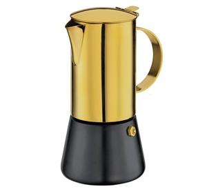 Cilio Espressokocher Espressokocher Mokkakocher Induktion 6T  AIDA ORO 343274