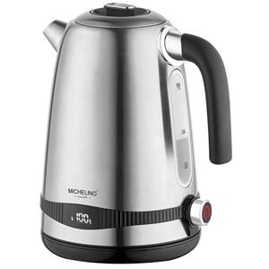 Michelino Wasserkocher Wasserkocher 1,7 Liter mit Temperaturwahl, 1.7 l, 1850 W