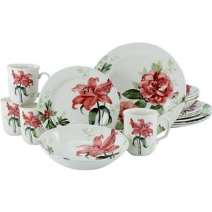 CreaTable Combi-servies Rosmarijn Rozen/bloemdessin (set)