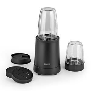 N8WERK Standmixer Smoothi Maker - Milchshaker, 800 W, Nutrition Mixer schwarz