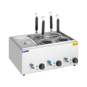 Royal Catering Pastakoker met 4 manden en GN 1/3 bakken - temperatuur: 30-110 ° C