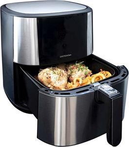 Digitale vetarme friteuse met 6L mand Gastronoma RVS-Zwart