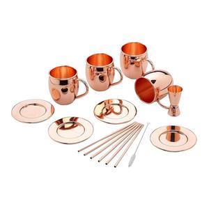 ECHTWERK Tafelservice »Moscow Mule Kupferbecher 13er Set« (13-tlg), Edelstahl