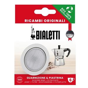 BIALETTI Dichtungsring Bialetti 0800040 Filter + Dichtung für Brikka Moka Induction Orzo