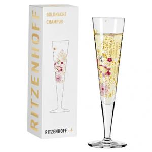 Ritzenhoff Champagnerglas »Goldnacht 023«, Kristallglas