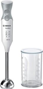 Bosch Stabmixer Stabmixer ErgoMixx MSM66110, Edelstahl-Mixfuß, Mix- und Messbecher, 2 Geschwindigkeitsstufen, 4-Klingen-Messer, 600 W, weiß/grau