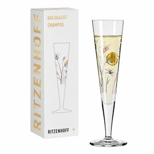 Ritzenhoff Champagnerglas »Goldnacht Champagner 013«, Kristallglas, Made in Germany