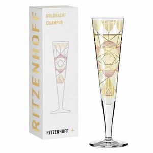 Ritzenhoff Champagnerglas »Goldnacht 026«, Kristallglas