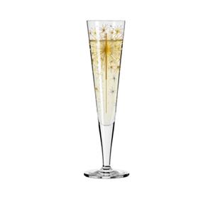 Ritzenhoff Champagnerglas Goldnacht Champagner 005, Kristallglas, Made in Germany