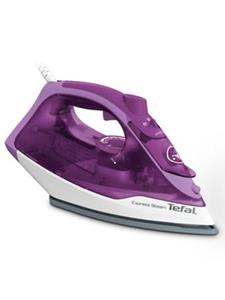 Tefal Dampfbügeleisen FV2836 Trocken- & Dampfbügeleisen Keramik- Bügelsohle 2400 W Violett, Weiß