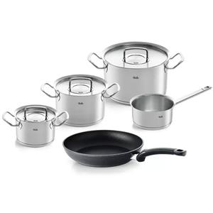 Fissler Original Profi Collection 2022 - 5 Delig - Steelpan en Levital koekenpan - RVS deksels