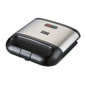 Noveen Sandwichmaker Sandwich Toaster Sandwichmaker mit Antihaft 800 Watt (Schwarz)