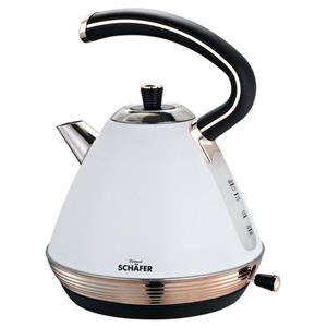Schäfer Elektronik Wasserkocher Wasserkocher EDS 1,7 Liter 2200W, 1.7 l, 2200 W