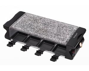 Michelino Raclette Raclett BBQ-Grill für 8 Personen mit 8 Steinplatte