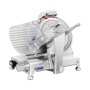 Royal Catering Vleessnijmachine - 250 mm - tot 12 mm - aluminium handgrepen