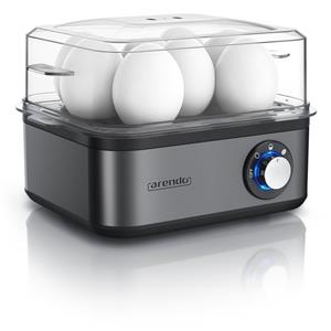 Arendo Eierkocher, Anzahl Eier: 8 St., 500 W, Edelstahl Eierkocher für bis zu 8 Eier