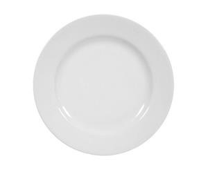 Seltmann Weiden Geschirr-Set »Frühstücksteller 20 cm Fahne Rondo weiss uni 7«, Porzellan