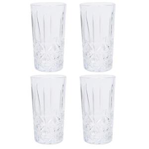 HTI-Living Longdrinkglas »Tringläser-Set 260 ml, 4 Stück geschliffen«, Glas, Longdrinkglas Kristallglas