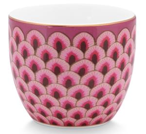 PiP Studio Flower Festival Flower Festival Eierbecher scallop dark pink