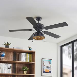 Starluna Shamoian Deckenventilator schwarz/gold