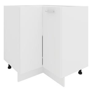 VCM Eckschrank Küchenschrank Küchenunterschrank Küche Unterschrank Küchenmöbel Esilo weiß