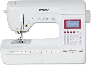 Brother Nähmaschine Innov-is F400, 40 Programme, Freiarm, Extra hoher Nähfußhub, frontal einzusetzende Spule