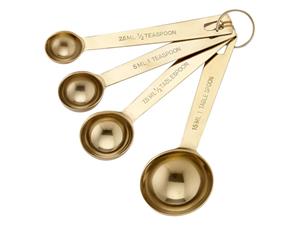 Ladelle Messen & Wiegen Lawson Messlöffelset Gold 4tlg.