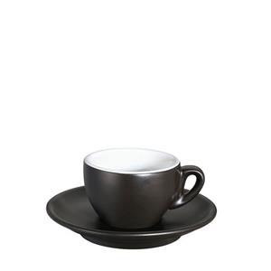 Cilio Geschirr-Set », Espressotasse ROMA schwarz matt« (1-tlg), Porzellan