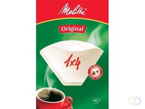 Melitta koffiefilter 1 x 4, pak van 40 stuks