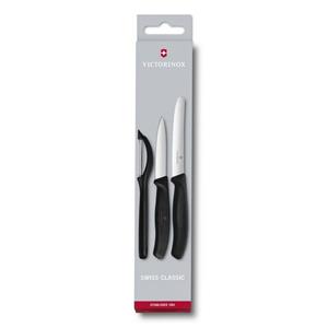 Victorinox Messer-Set »Swiss Classic Gemüsemesser-Set mit Schäler, 3-teilig«