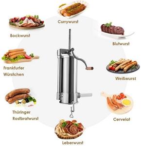 COSTWAY Küchenmaschine 6L Wurstfüller