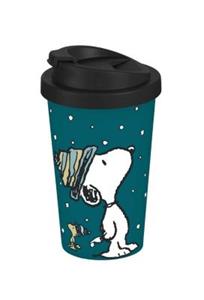 Geda Labels Coffee to go Becher Peanuts Winter 400ml Kaffeebecher bunt