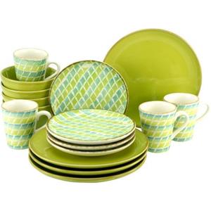 CreaTable Combi-servies Cordoba Ruitmotief (set)