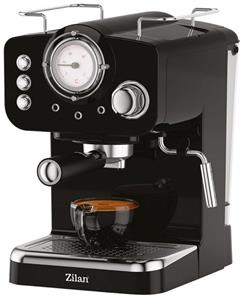 Zilan Espressomaschine ZLN-2991, Edelstahl Design, 15 bar italienische Hochleistungspumpe, Milchaufsch&auml;umer