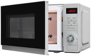Exquisit Mikrowelle MW2070-3GDI si, Mikrowelle, Grill, 20,00 l, schlicht und leistungsstark, digitaler Timer, Grill-Funktion