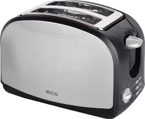 ECG Toaster ST968, Toaster 2 Scheiben Auftaufunktion Aufwärmfunktion 8 Bräunungsstufen