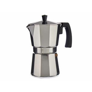Kinvara Percolator Italiaans koffiezetapparaat - Aluminium - zilver - 150 ml - Koffiezetter -