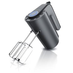 Arendo Handmixer, 350 W, Handmixer aus Edelstah mit Turbostaste - Handrührer inkl. 2 Quirle & 2 Knethaken