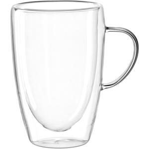 Leonardo DUO Doppelwandtasse 400 ml Teegläser transparent