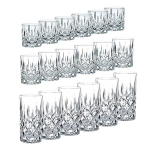 Nachtmann Schnapsglas » Noblesse Becher Set 18 tlg.«