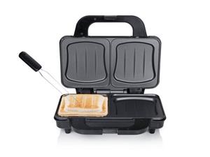 Tristar Sandwichmaker, 900 W, Sandwich-Toaster XXL Panini-Maker extra tief Snackmaker Low fat Kontaktgrill Indoorgrill