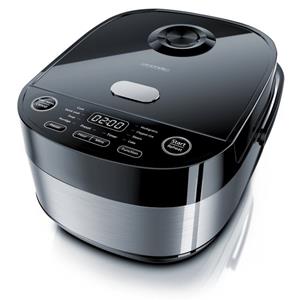 Arendo Reiskocher, Reiskocher und Dampfgarer 4L – 3D Heizsystem – Multikocher - 8 Programme – Warmhaltefunktion – Timer – Antihaftbeschichtung - inkl. Dampfgareinsatz, Messbecher, Suppenl&ou