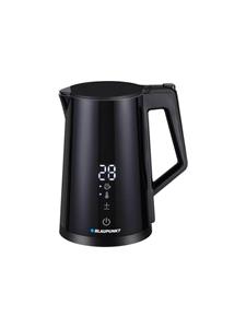 Blaupunkt Wasserkocher EKD601, 1.7 l, 2200 W, Edelstahl, Temperaturauswahl [40/55/80/90/100°C], Warmhaltefunktion [max.24 Std.], Digitale Anzeige