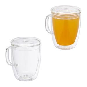 RELAXDAYS Doppelwandige Kaffeegläser 2er Set transparent