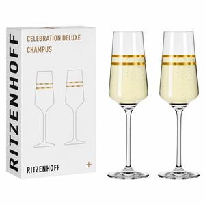 Ritzenhoff Champagnerglas »Celebration Deluxe 001«, Kristallglas