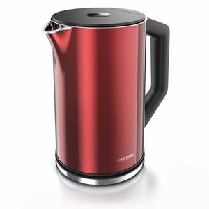 Arendo Wasserkocher, 1,5 l, 2200 W, Edelstahl Wasserkocher mit Temperatureinstellung 40-100 Grad - 1,5 Liter
