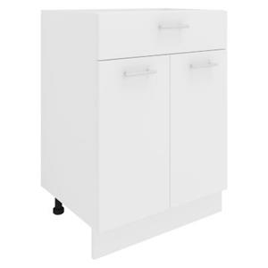 VCM Küchenschrank Breite 60 cm Schublade Unterschrank Küche Küchenmöbel Esilo weiß