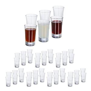 RELAXDAYS Schnapsglas »48 x Schnapsgläser 4cl«, Glas